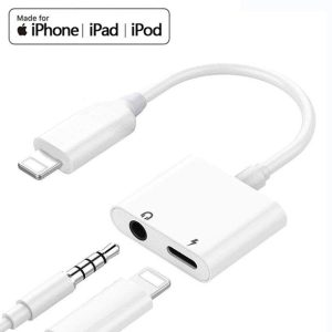 Lightning to 3.5mm AUX & Charging Adapter