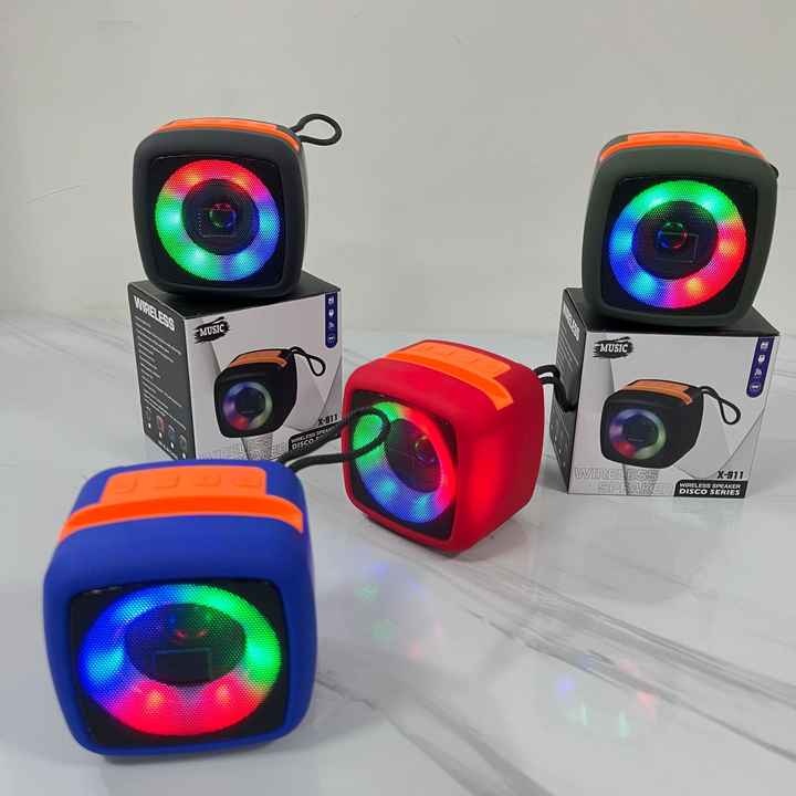 X-911 Bluetooth Speaker with LED Lights