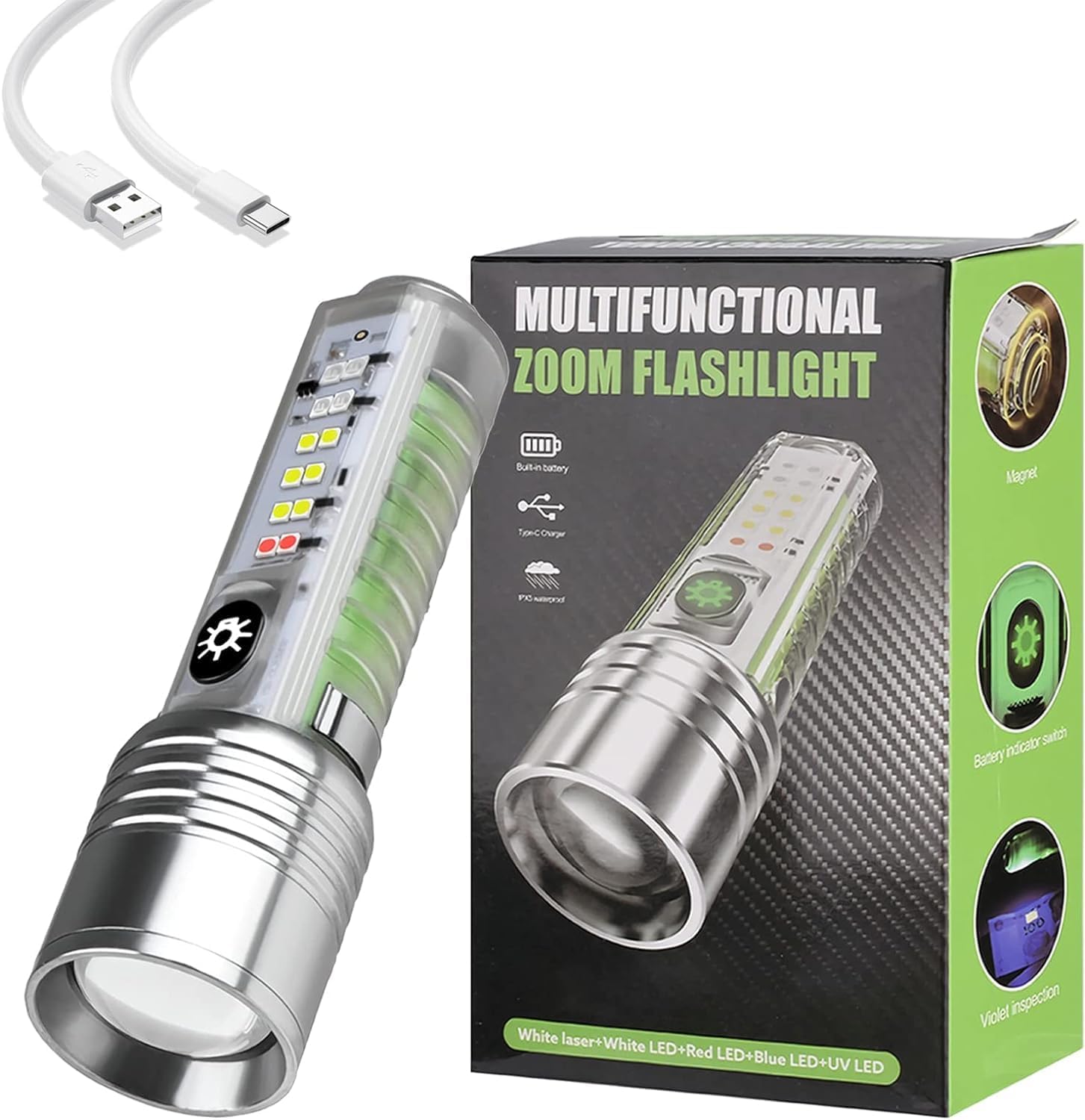 520A Rechargeable Multi-Mode LED Flashlight