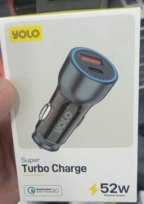 YOLO 52W Dual Port Car Charger