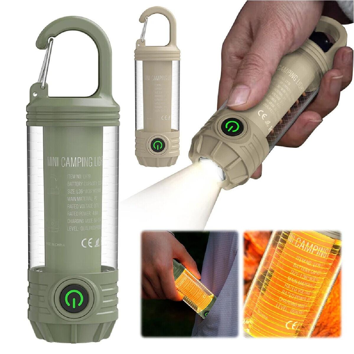USB Rechargeable Camping LED Flashlight