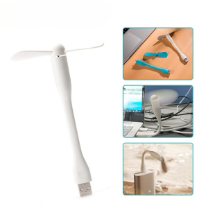 USB Mini Fan with LED Light