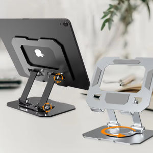 360° Rotating Metal Stand for Mobiles & Tablets