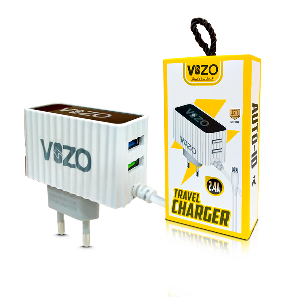 Vizo KW300 3-in-1 Fast Charger with Dual USB